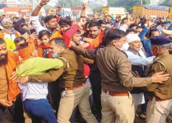 گڑگائوں :ٹکرائو کی کوشش مسلمانوں نے پھر ناکام بنادی