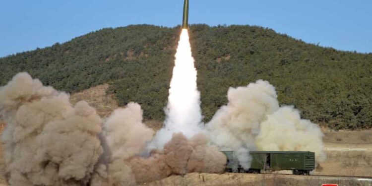 شمالی کوریا کا چوتھا بیلیسٹک میزائل تجربہ
