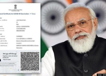 انتخابی ریاستوں میں ویکسین کے سرٹیفکیٹ سے ہٹے گی پی ایم کی تصویر