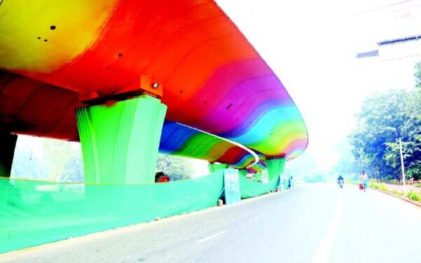 لاجپت نگر فلائی اوور راہگیروں کیلئے بناتوجہ کا مرکز