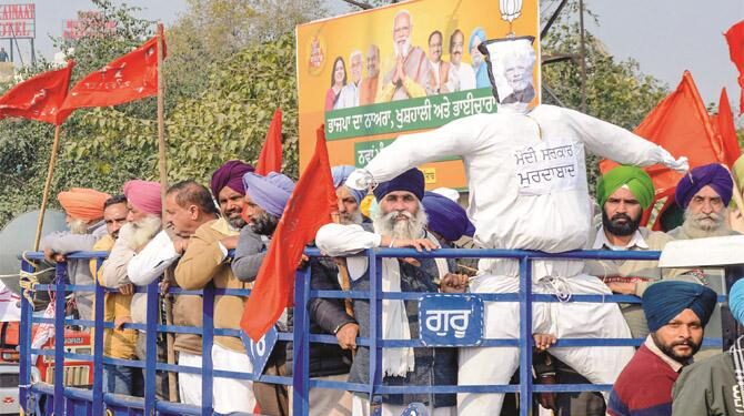 مودی سرکار کی وعدہ خلافی پر کسانوں کا ملک گیر احتجاج