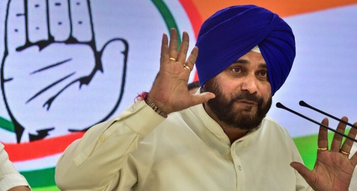 سدھو نے کانگریس کے ریاستی صدر کے عہدے سے استعفیٰ دیا