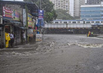 ممبئی میں ۷؍ دنوں تک بھاری بارش کی پیشین گوئی