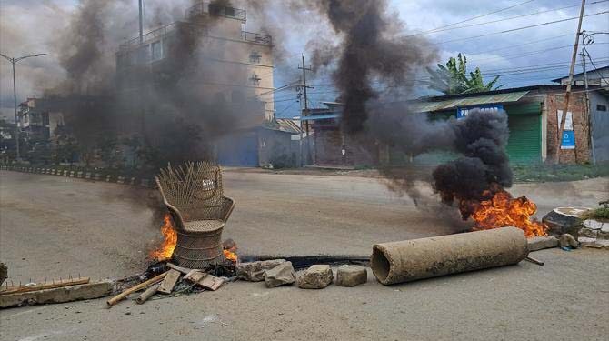 منی پور : حالیہ تشدد میں ۳؍ افراد جاں بحق