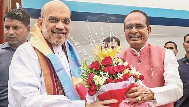 شیوراج سنگھ نے مدھیہ پردیش کو ’بیمار‘سے’بے مثال‘ بنادیا : امیت شاہ