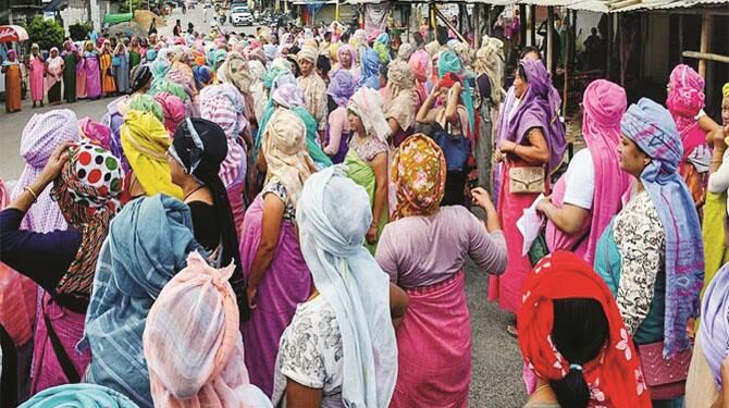 منی پور: ۵؍نوجوانوں کی گرفتاری کیخلاف پرتشدد احتجاج