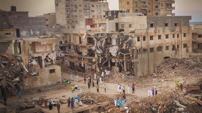 لیبیا: بچ جانے والوں کا بھی جینا محال