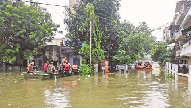 ناگپور شہر جل تھل ، ہزاروں مکانات متاثر