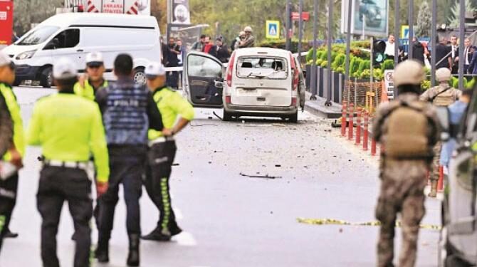 ترکی : پارلیمنٹ کے قریب دہشت گردانہ حملہ، ۲؍پولیس اہلکار زخمی