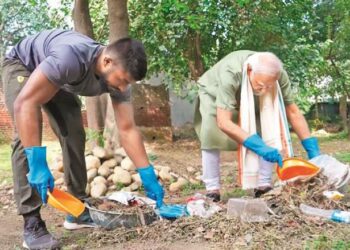 صفائی مہم کا جوش وخروش ،وزیر اعظم کی بہ نفس نفیس شرکت