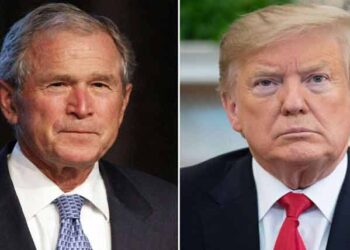 سابق امریکی صدر جارج بش کا ڈونلڈ ٹرمپ کی توثیق سے گریز