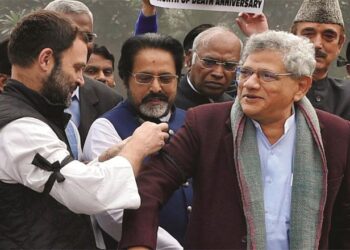 سیتا رام یچوری کے انتقال پر سیاسی حلقوں کی جانب سے اظہار تعزیت