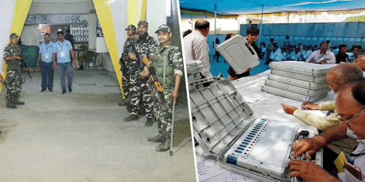 منگل کو جموں و کشمیر کے ووٹوں کی گنتی کے لیے انتظامات کیے گئے ہیں۔