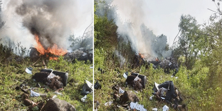 پونے میں ہیلی کاپٹر حادثہ ،3افراد ہلاک