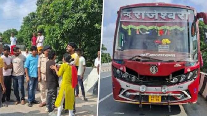 بہار: بس کے ڈرائیور کو اچانک دل کا دورہ پڑا مگرمرنے سے قبل۳۰؍مسافروں کو بچایا