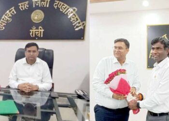 ورون رنجن رانچی کے نئے ڈی سی بنائے گئے