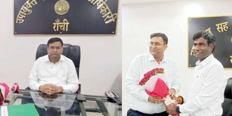 ورون رنجن رانچی کے نئے ڈی سی بنائے گئے