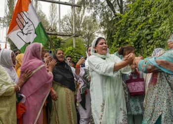 اسمبلی انتخابات ۲۰۲۴ء: جموں کشمیر میں کانگریس اتحاد آگے، ہریانہ میں بی جے پی