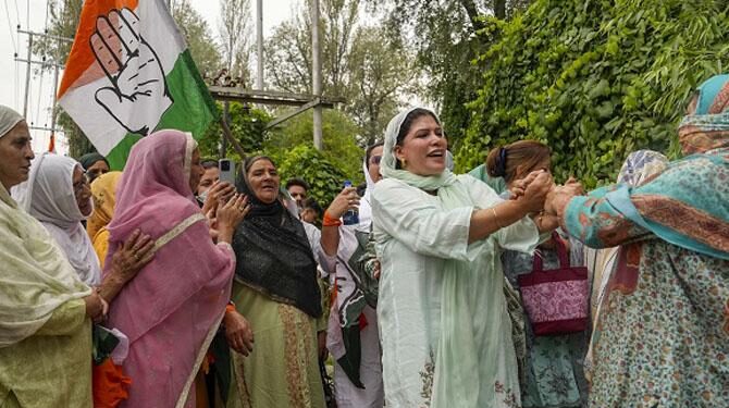 اسمبلی انتخابات ۲۰۲۴ء: جموں کشمیر میں کانگریس اتحاد آگے، ہریانہ میں بی جے پی