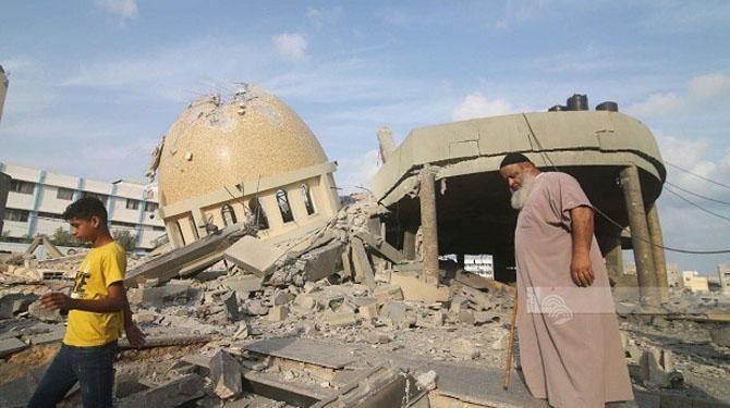 اسرائیل نےغزہ کی ۸۱۴؍ مساجد کو شہید کیا، لاشوں کی بے حرمتی کی: وزارت مذہبی امور
