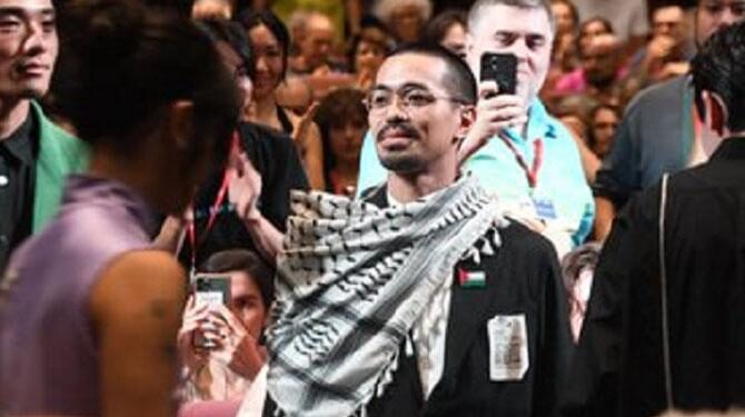 غزہ: امریکی نژاد جاپانی ہدایتکار نیو سورا، نسل کشی پر فنکاروں کی خاموشی پر برہم