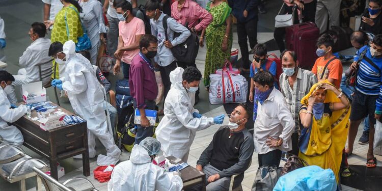 India registers 12,194 new Covid-19 cases, Tally overtakes 10.9 million