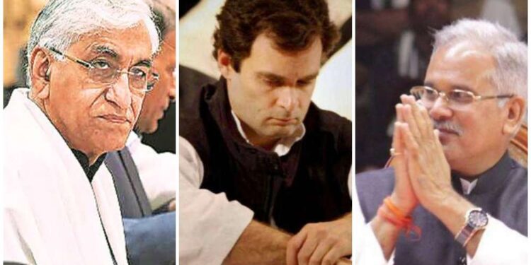 Chhattisgarh CM Baghel, health min Deo to meet Rahul Gandhi