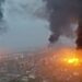 Fire at shanghai chemical plant